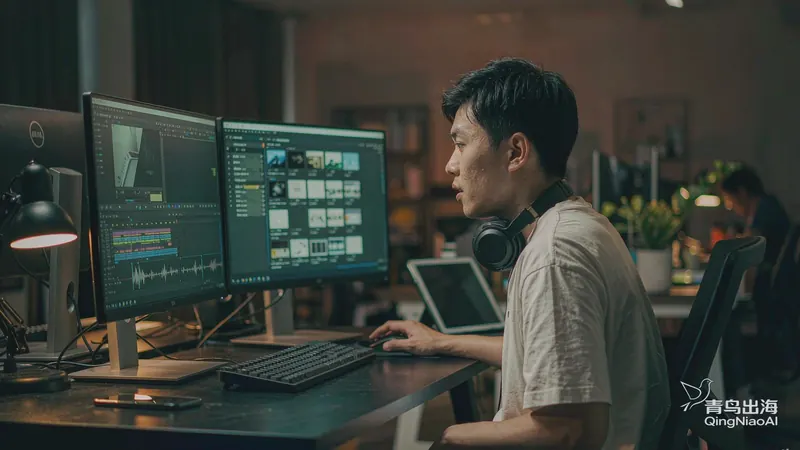 图6:内容剪辑与素材生产工作台